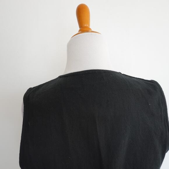 Vintage Jane Ashley Western Rodeo Vest Woven Suede Stars Women Large Petite - Picture 10 of 13